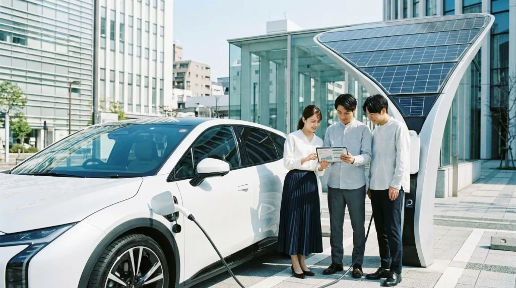 電気自動車購入と金利引き下げの確認